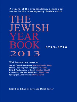 cover image of The Jewish Year Book 2013